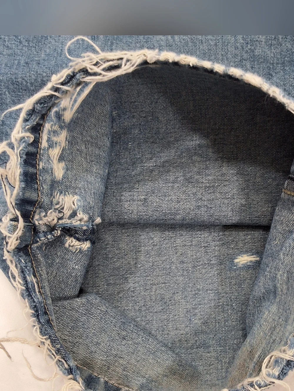 Billabong~Mens Wide Leg Relaxed Denim Jeans~Medium Blue Wash~Thrashed Skater~34 - Picture 7 of 10